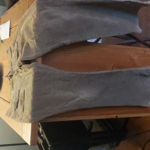 Tan stretch courderoy pants